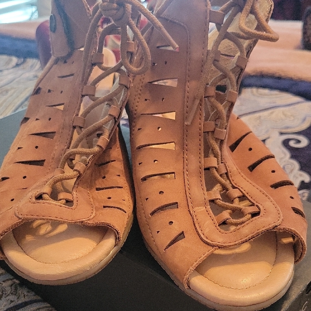 Earth Tan Gladiator Sandals